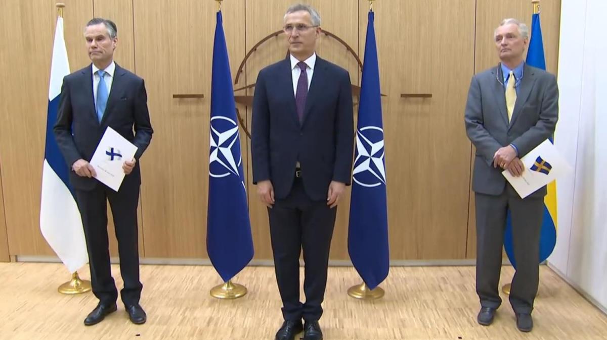 Finlandiya ve sve resmen NATO'ya bavurdu