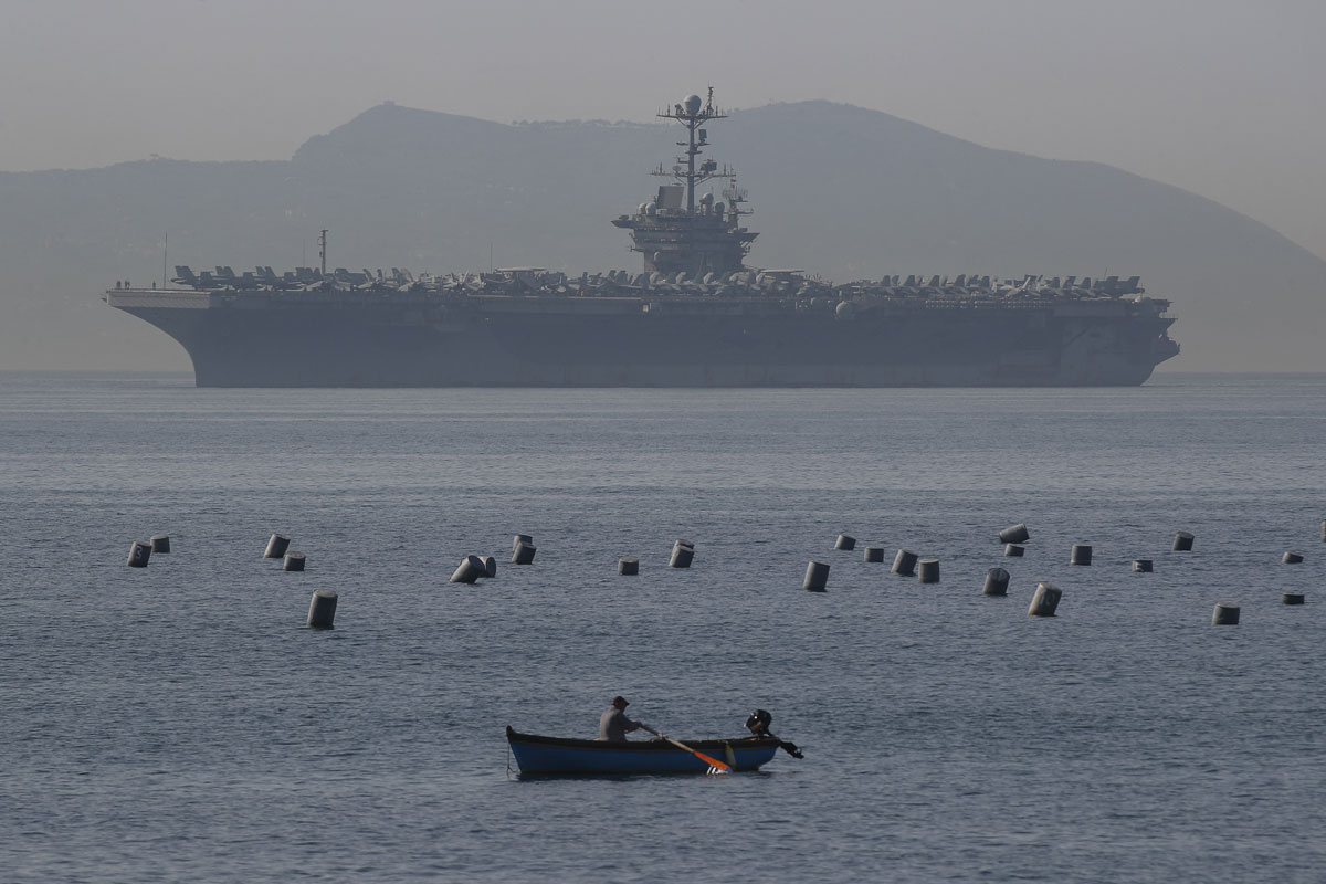 USS Harry S. Truman u�ak gemisi bu y�l ikinci kez NATO komutas� alt�na girdi