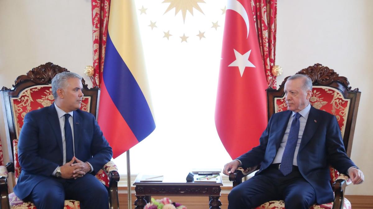 Cumhurbakan Erdoan, Kolombiya Cumhurbakan Duque ile grt