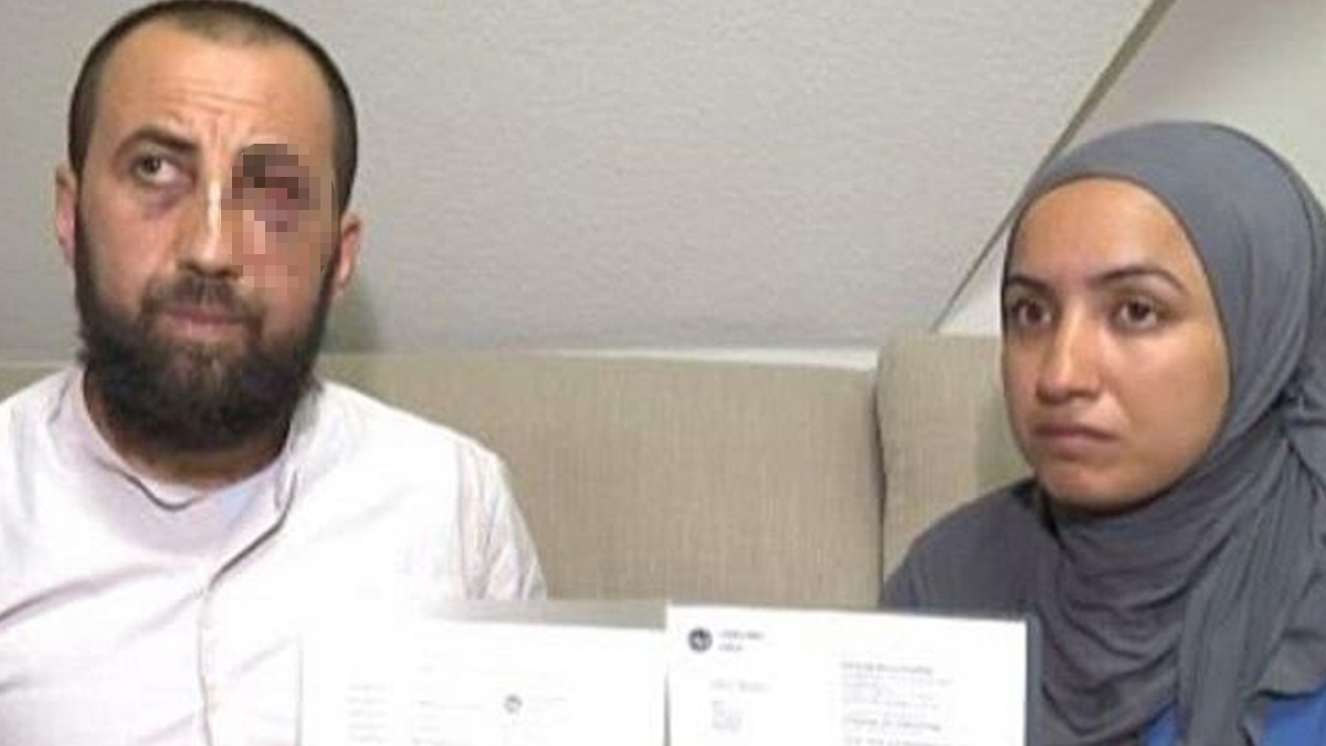 Almanya'da T�rk aileye �rk�� sald�r�! Ba��rt�s� takmas�na izin vermediler