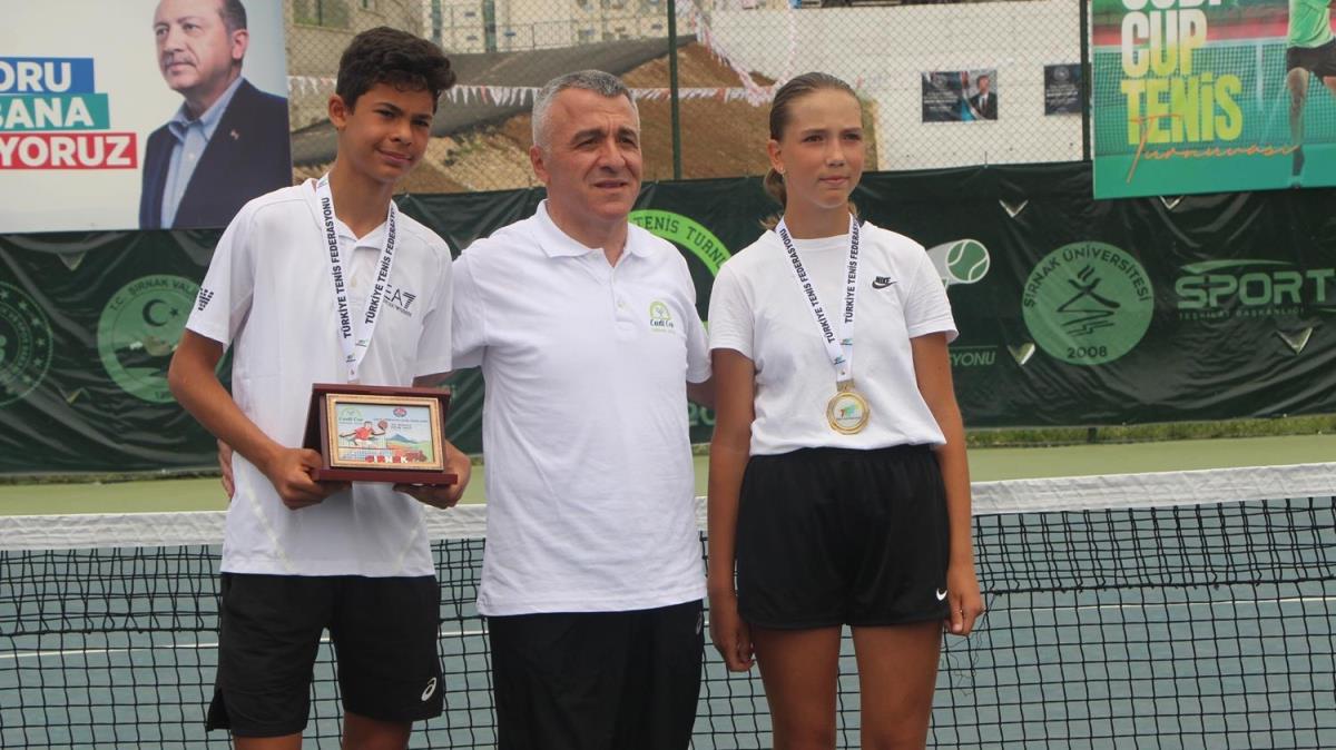 Cudi Cup Uluslararas Tenis Turnuvas'nda kazananlar belli oldu