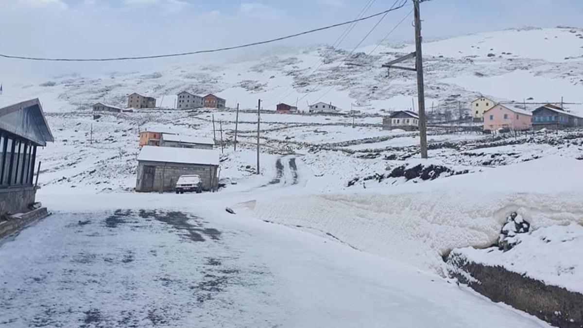 Trabzon'da Mays aynda kar 