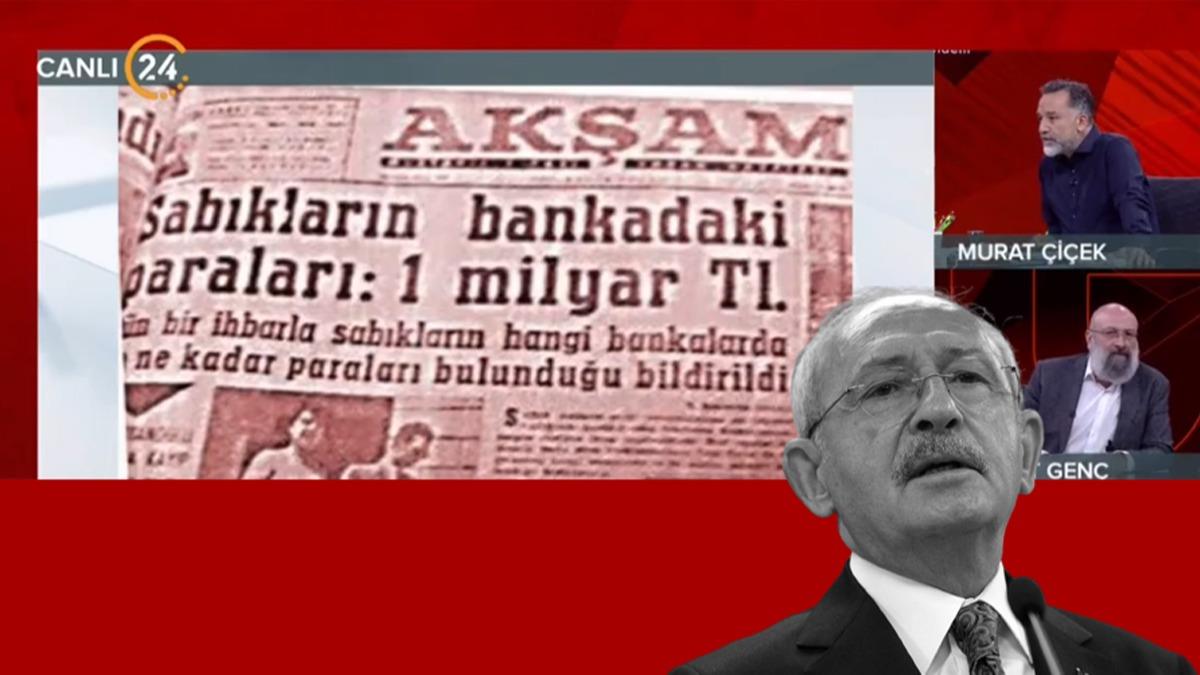 CHP'nin deimeyen iftira siyaseti... Murat iek 60 yl ncesine dikkat ekti: Kafa deimiyor