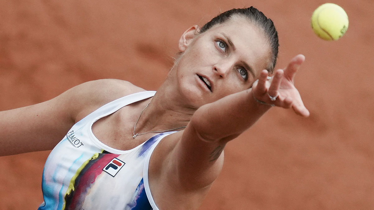 Karolina Pliskova'dan Fransa A��k'a erken veda