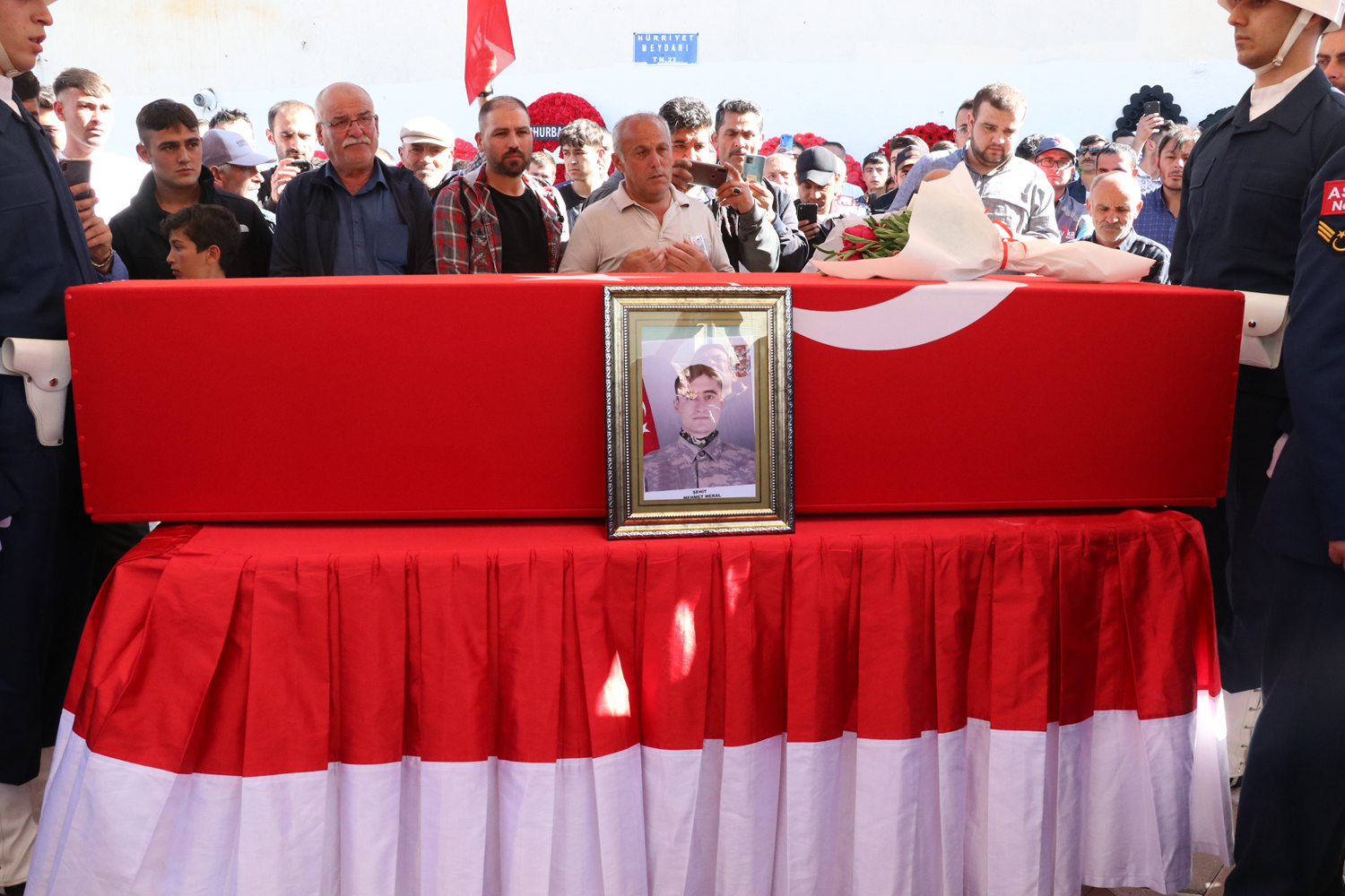 �ehit piyade s�zle�meli er Mehmet Meral, Yozgat'ta son yolculu�una u�urland�