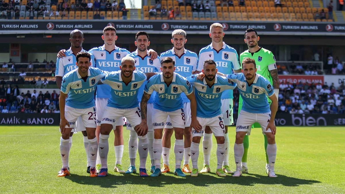 Trabzonspor'un gol ykn 6 futbolcu ekti
