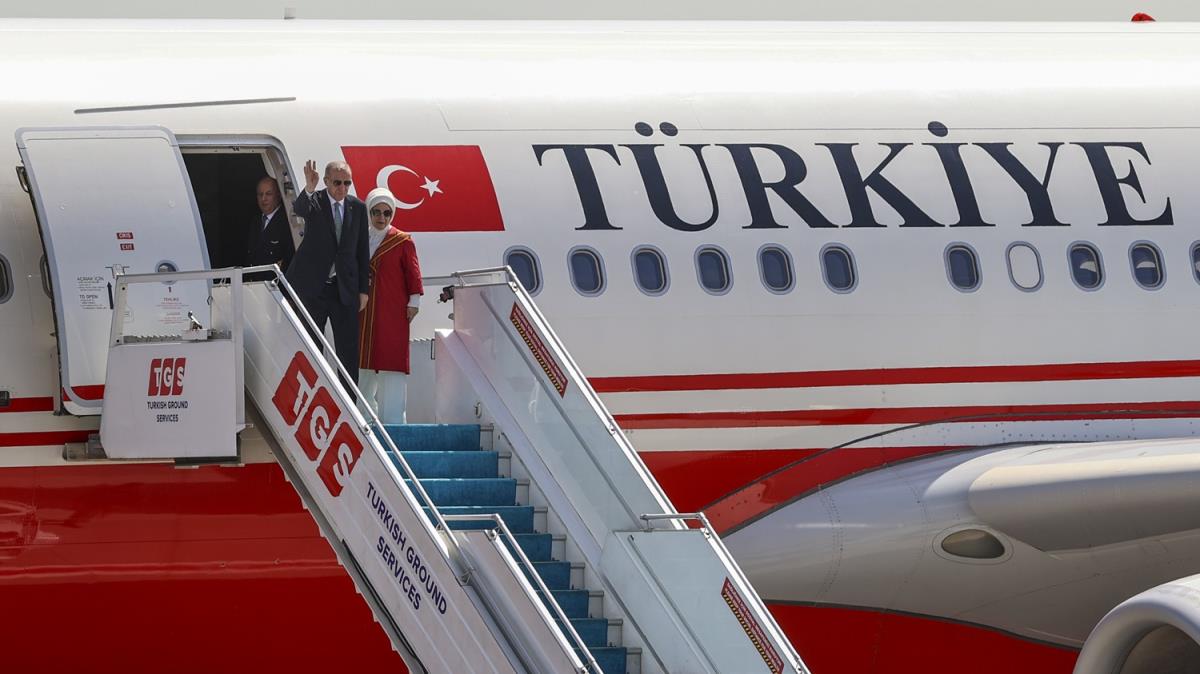 Cumhurbakan Erdoan, Azerbaycan'a gitti