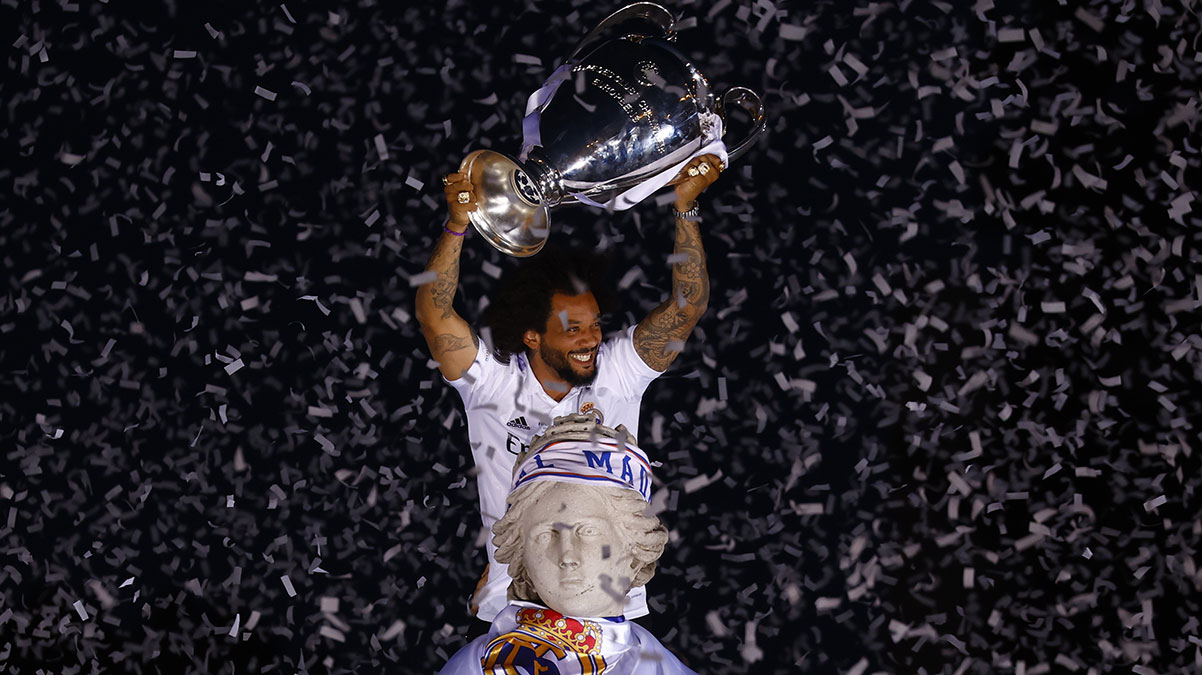 Marcelo Real Madrid'den g�z ya�lar�yla ayr�ld�