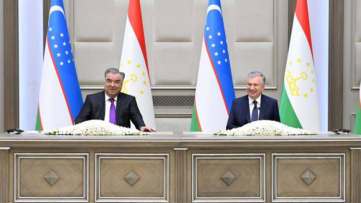 zbekistan ile Tacikistan Ebedi Dostluk ve Mttefiklik Anlamas imzalad 