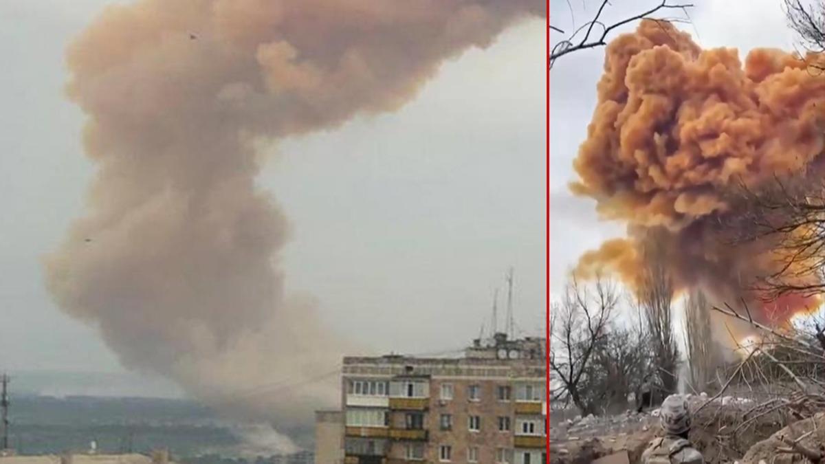 Rusya, zehirli nitrik asit tankn Ukrayna'nn bombaladn ileri srd