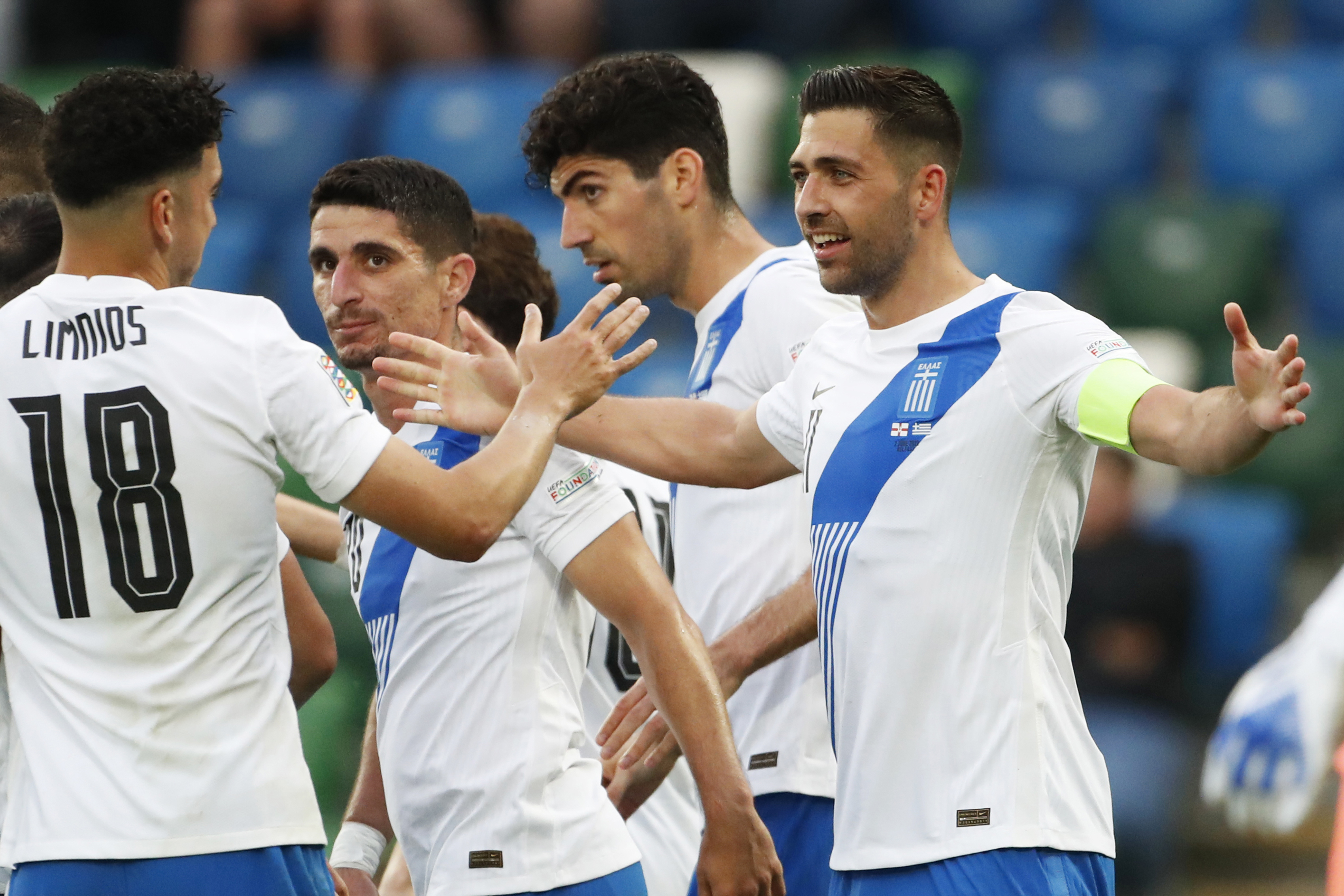 Yunanistan, Anastasios Bakasetas'�n gol�yle kazand�