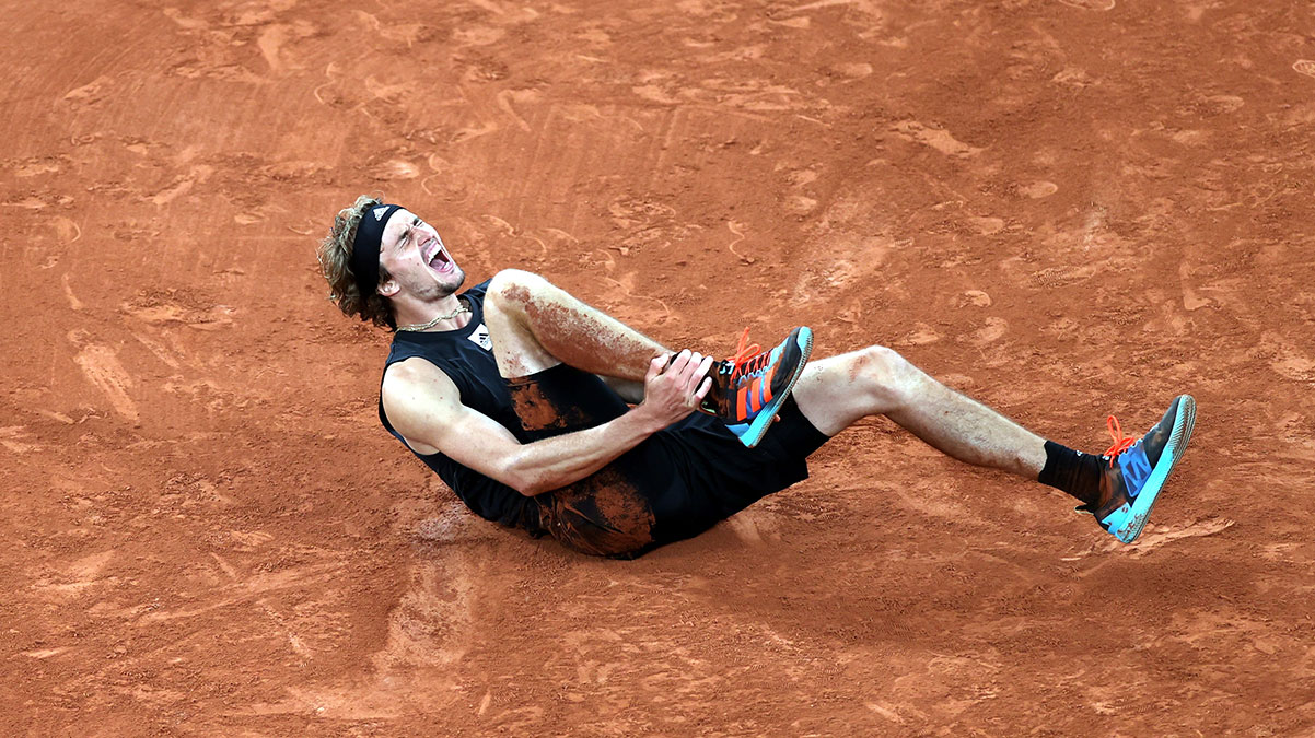 Alexander Zverev'de y�rt�k tespit edildi
