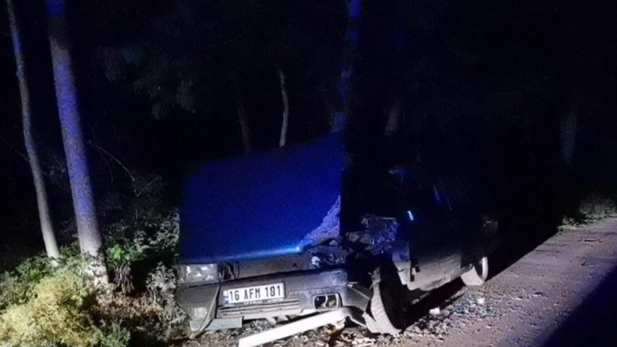 Bursa'da otomobil ile kamyonetin arpt kazada 6 kii yaraland