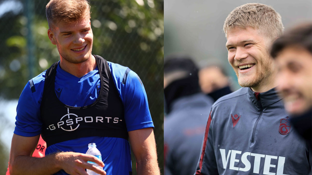 Alexander S�rloth ve Andreas Cornelius Trabzonspor'da yeniden do�du