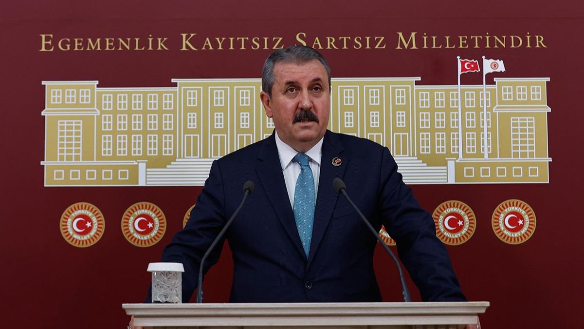 BBP Genel Bakan Mustafa Destici: ABD'nin, Trkiye'nin aleyhine yrtt faaliyetlerin farkndayz