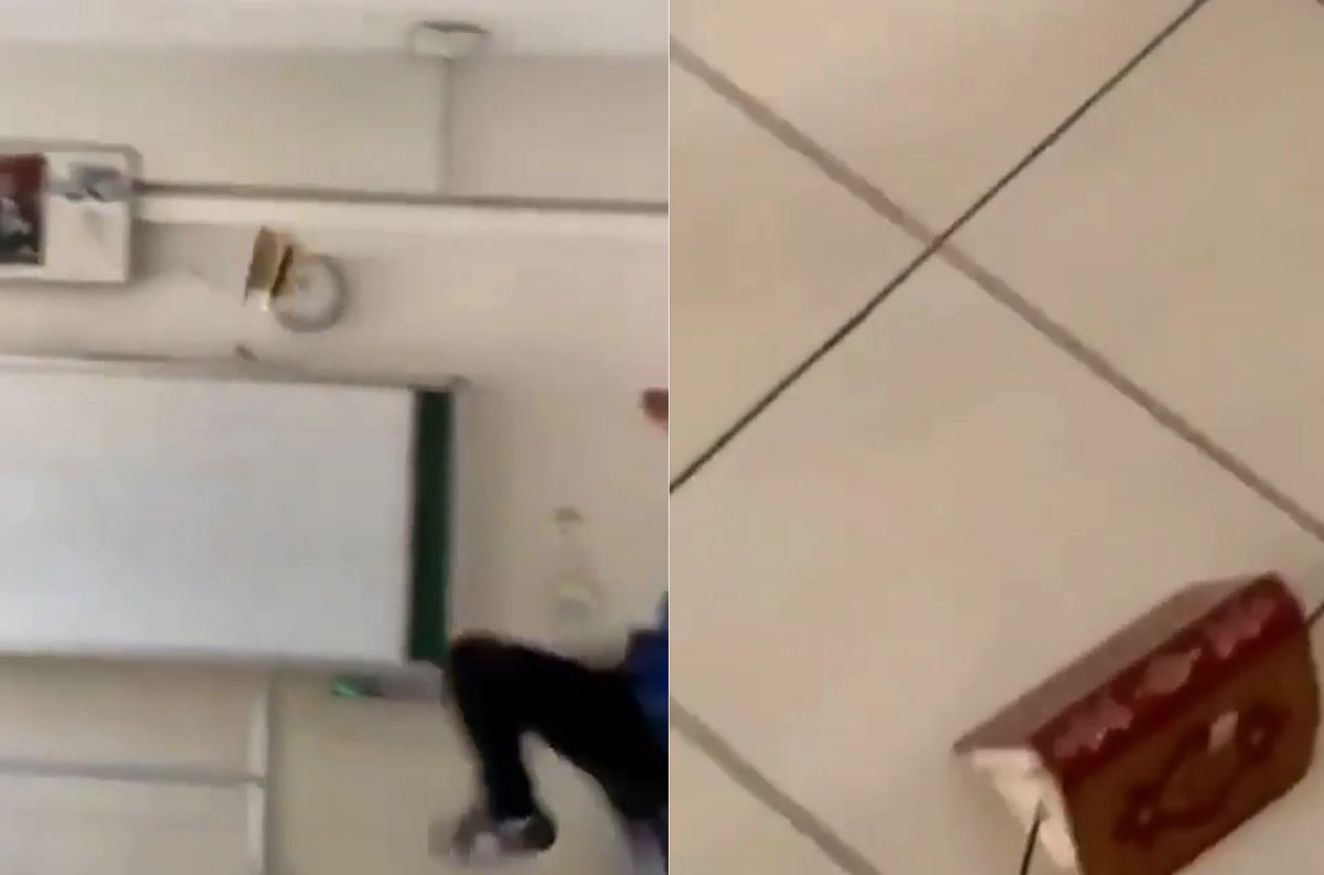 Kur'an-� Kerim'i tekmeleyen liseli ��renciler disipline sevk edildi