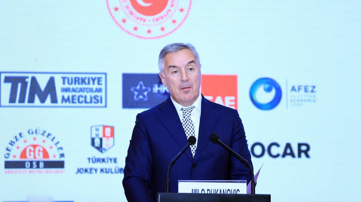 Djukanovic: Trkiye bizim iin nemli bir rehber