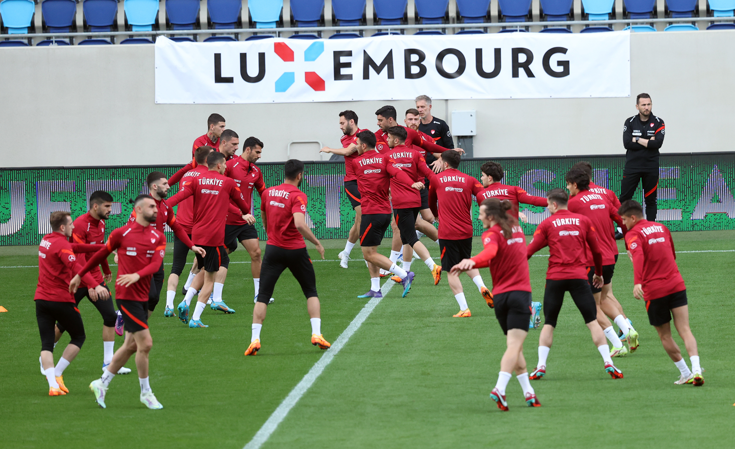 A Milli Tak�m, L�ksemburg'a haz�r