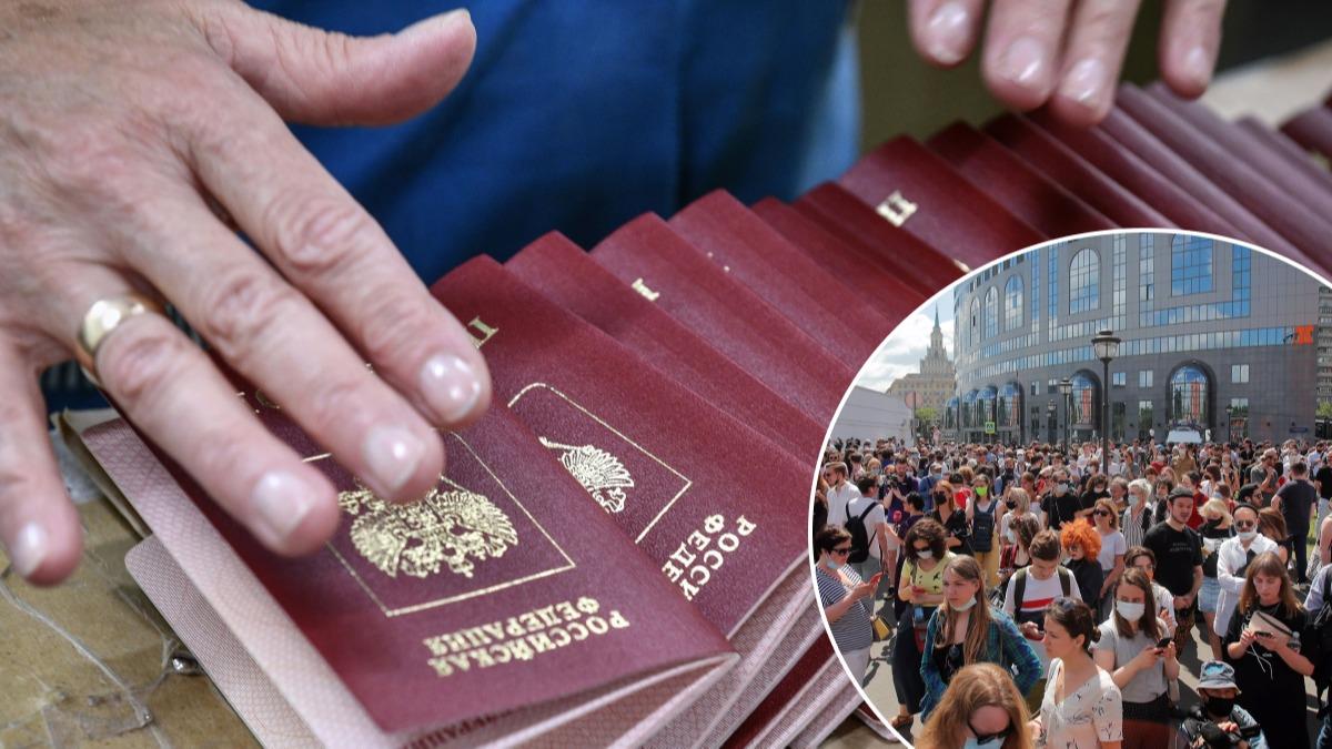Rusya'dan artan hamle! Pasaport datmaya baladlar