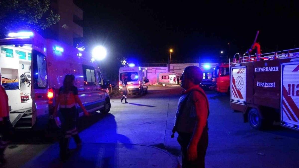 Diyarbakr'da 50'ye yakn kiinin etkilendii yangnda 1 kii hayatn kaybetti