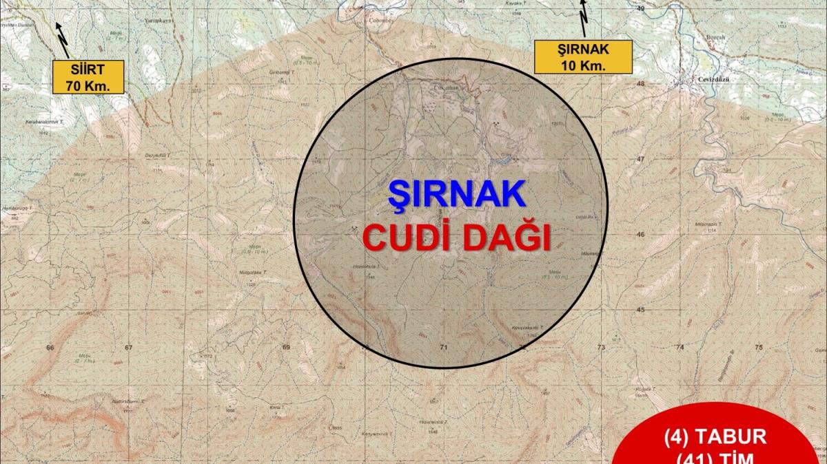 rnak'ta ''Eren Abluka-17 ehit Jandarma Temen smail Can Akdeniz-2 Operasyonu'' balatld