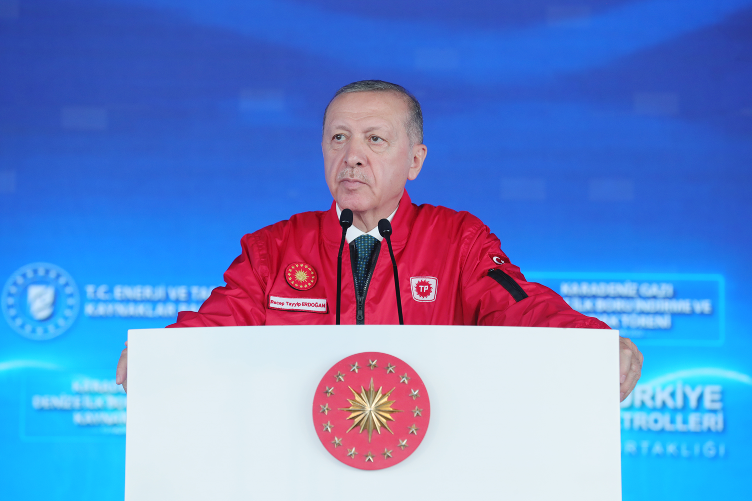 Karadeniz gaz�nda tarihi g�n! Ba�kan Erdo�an: 2023'�n ilk �eyre�inde sistemde olacak
