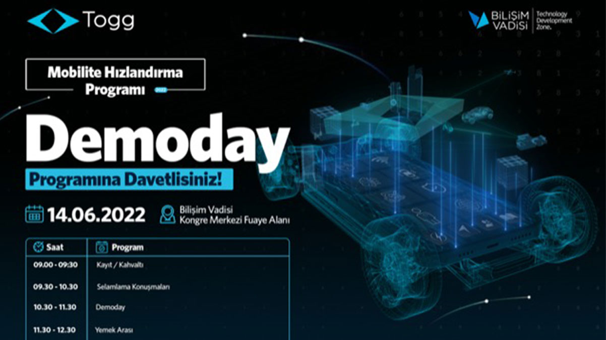 Mobilite H�zland�rma Program�'nda sahne giri�imcilerin� Togg ve Bili�im Vadisi, giri�imcilerle yat�r�mc�lar� bulu�turuyor