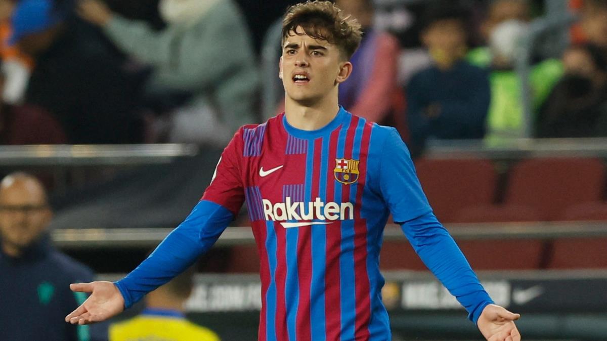 Barcelona, Gavi'nin szlemesini uzatyor