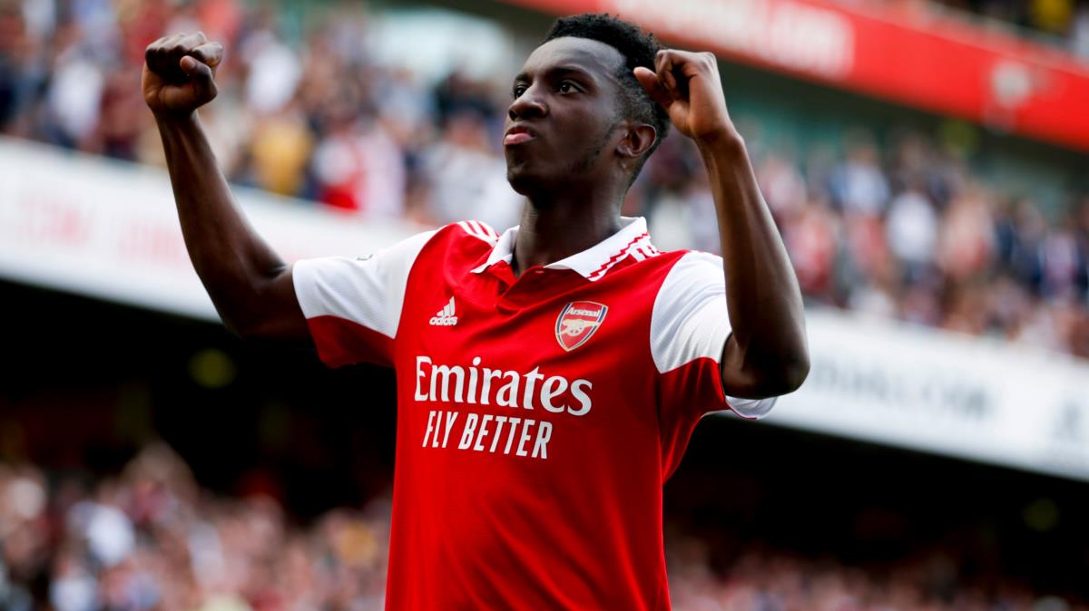 Arsenal, Eddie Nketiah ile yeni szleme imzalad