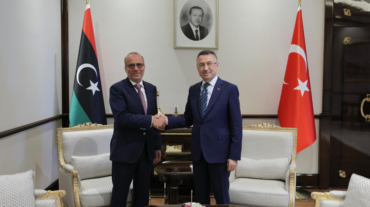Cumhurbakan Yardmcs Oktay, Libya Bakanlk Konseyi Bakan Yardmcs Lafi'yi kabul etti 