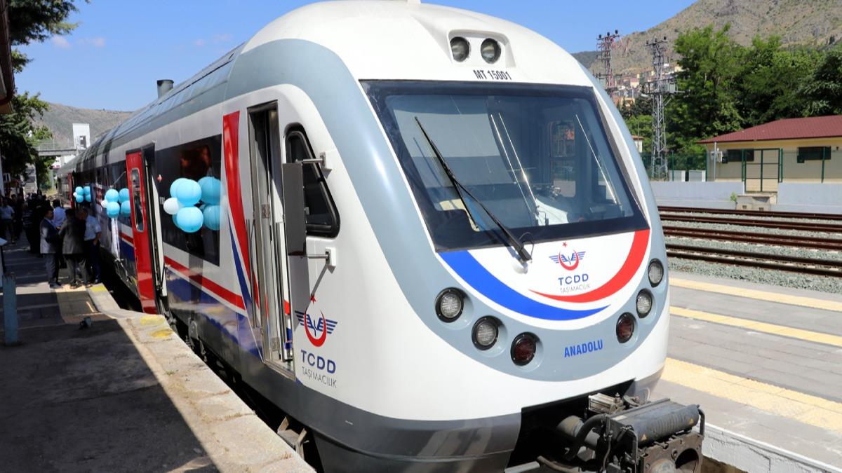 Samsun-Amasya treni yeniden balad: Gnde 2 sefer yaplacak 