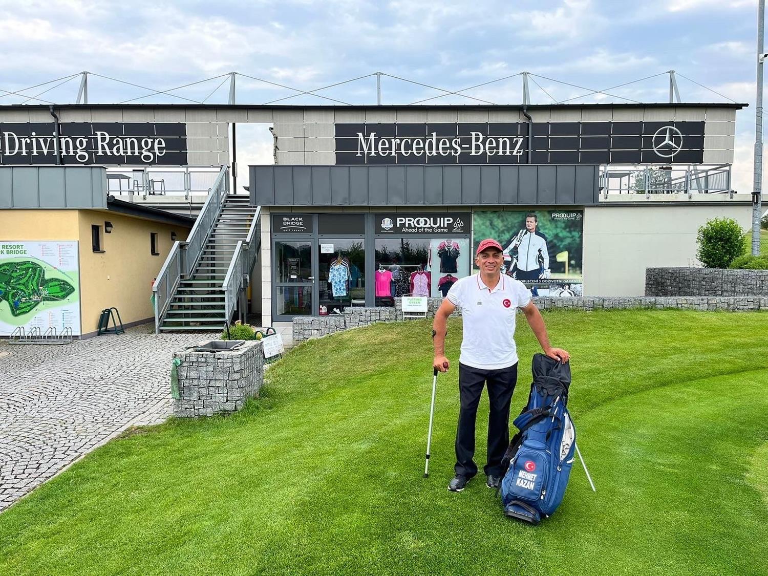 Mehmet Kazan, Czech Disabled Golf Masters 2022'de ilk gn lider tamamlad