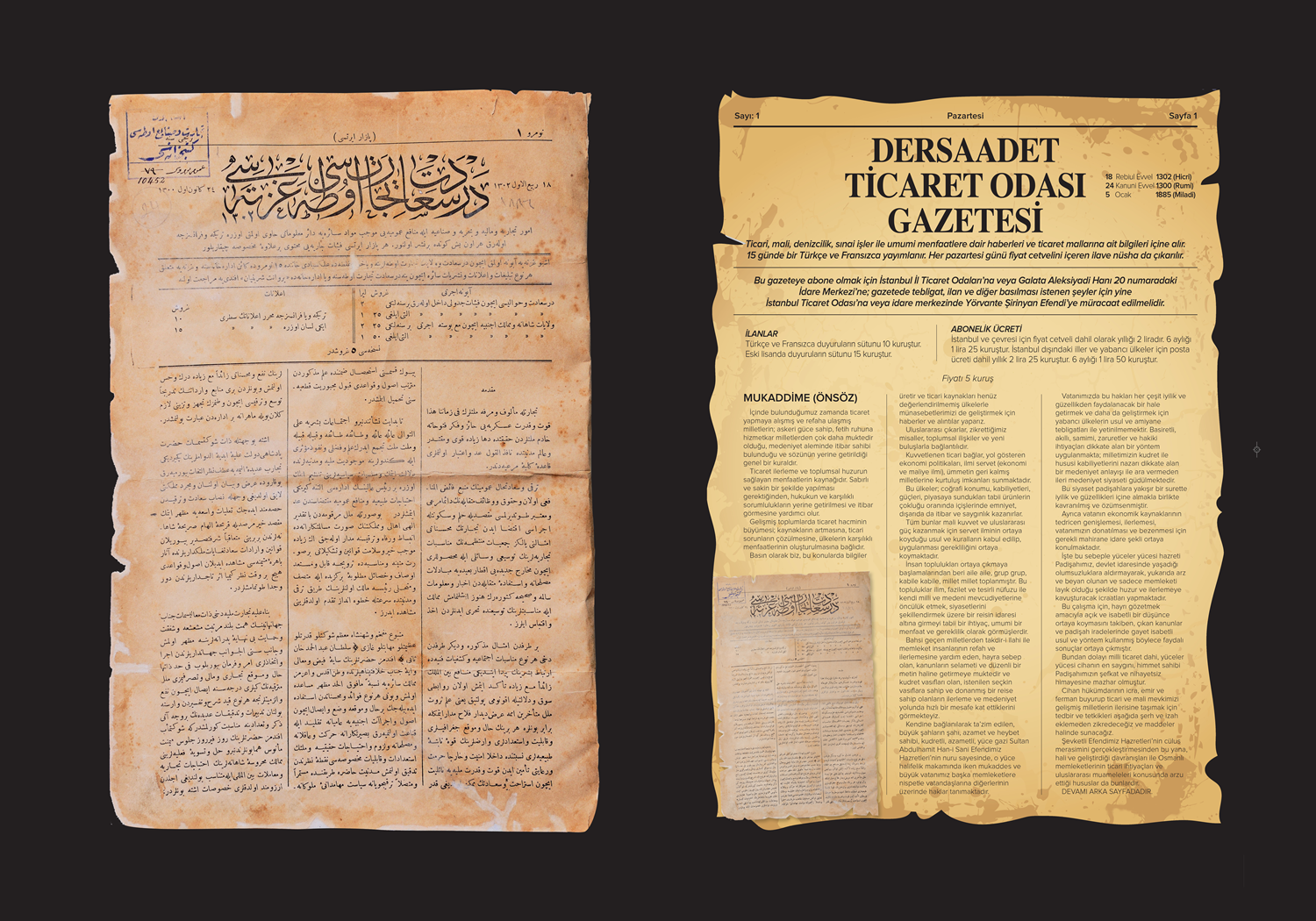 137 y�ll�k T�rk ticaret hayat� dijital ar�ivde