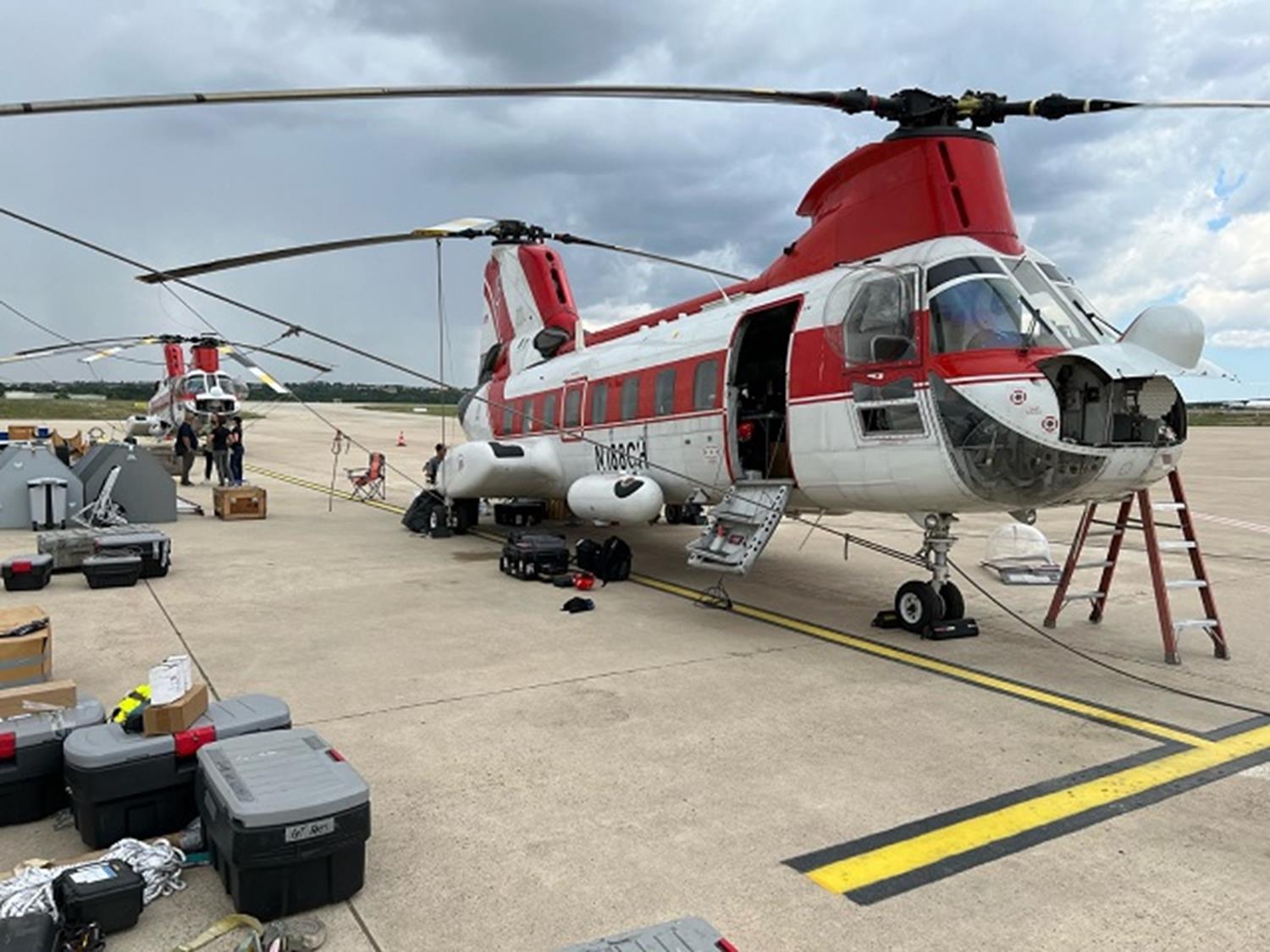 Gece g�r��l� 5 helikopter g�reve ba�l�yor