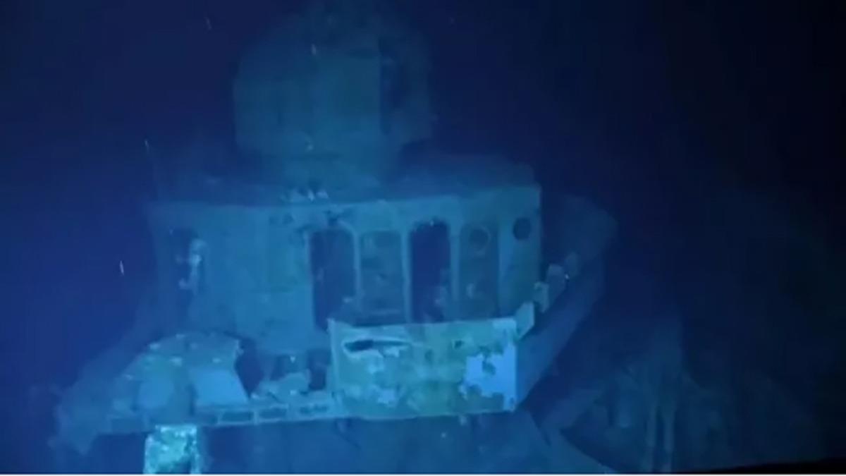 ABD donanmasna ait dnyann en derin batk gemisi bulundu