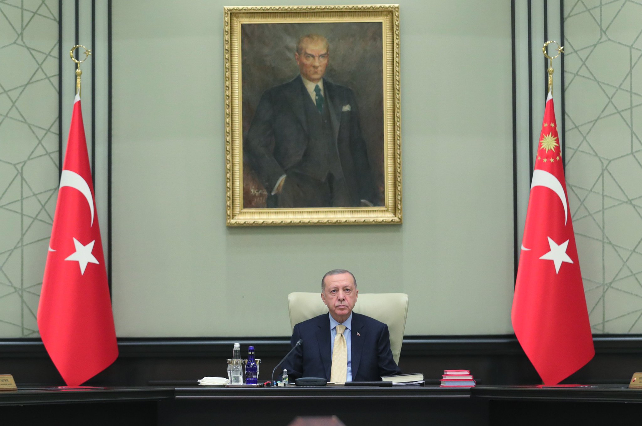 Cumhurba�kanl��� Kabine Toplant�s� sona erdi