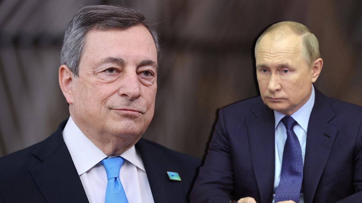 talya Babakan Draghi'den sert Putin k