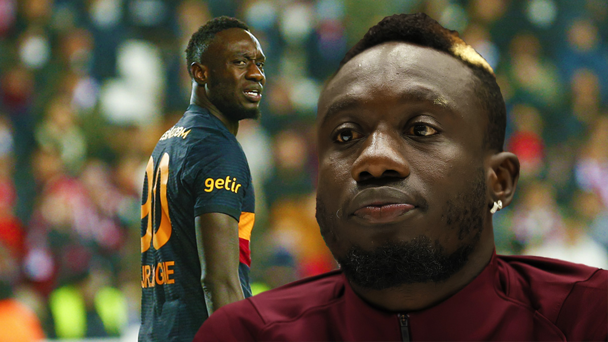 Galatasaray'da Mbaye Diagne depremi! Yer yerinden oynad�...
