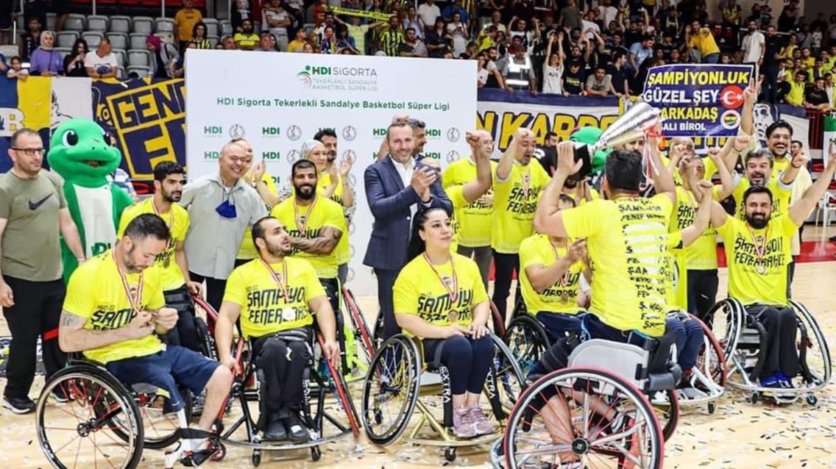 Fenerbahe, Tekerlekli Sandalye Basketbol Sper Ligi'nde ikinci ampiyonluunu kazand