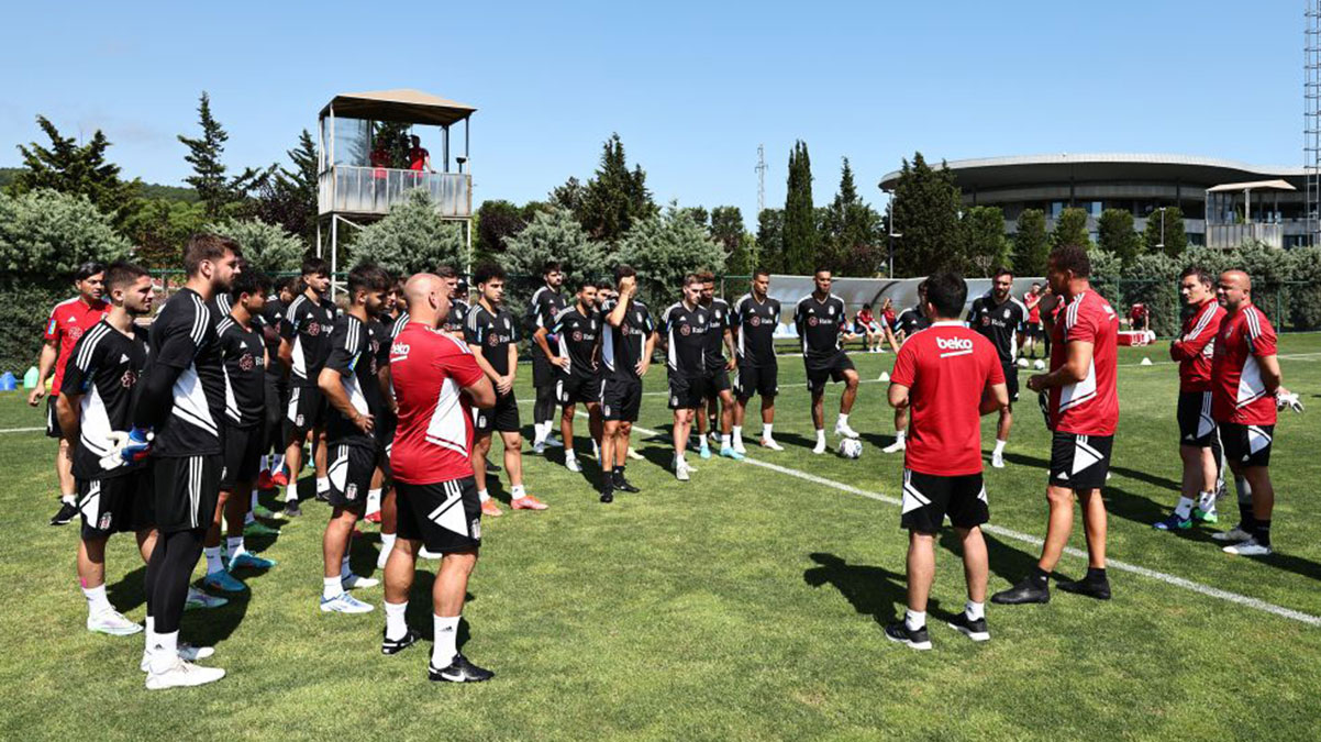 Be�ikta�'tan kondisyon ve taktik �al��mas�