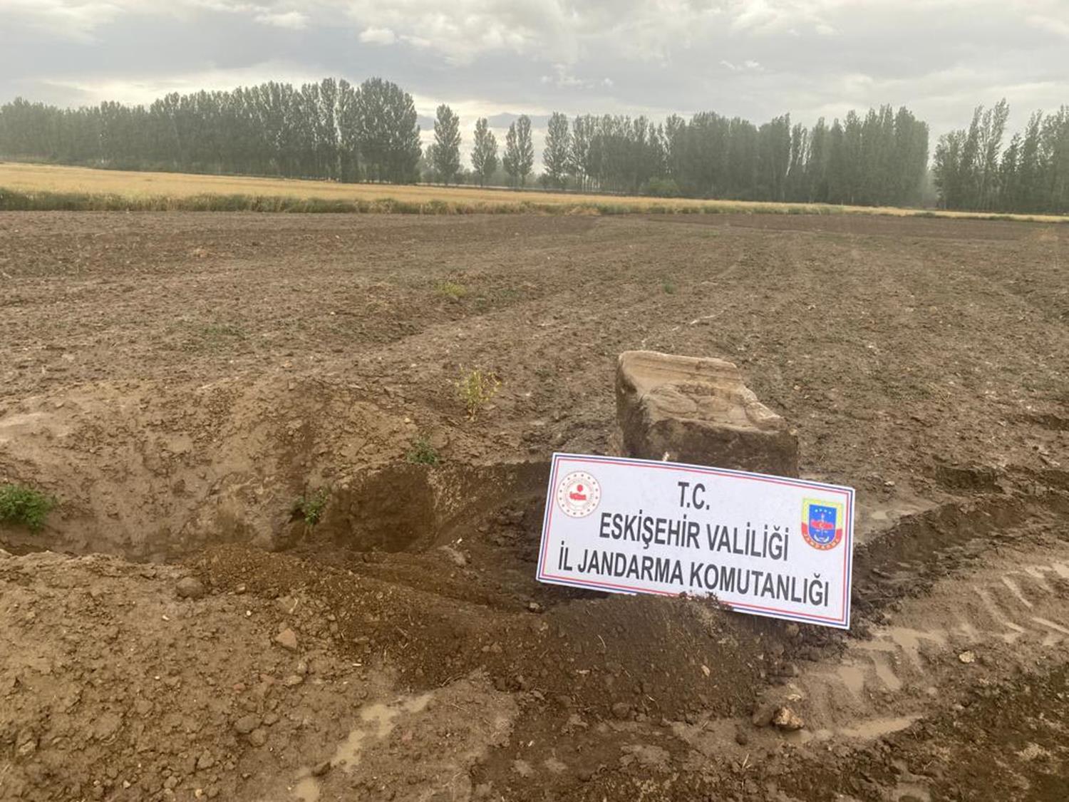 Tarla s�rerken buldu! Roma d�nemine ait