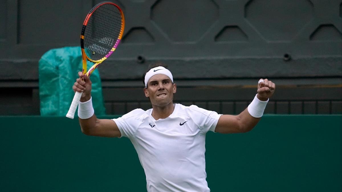 Rafael Nadal, Wimbledon'da adn eyrek finale yazdrd