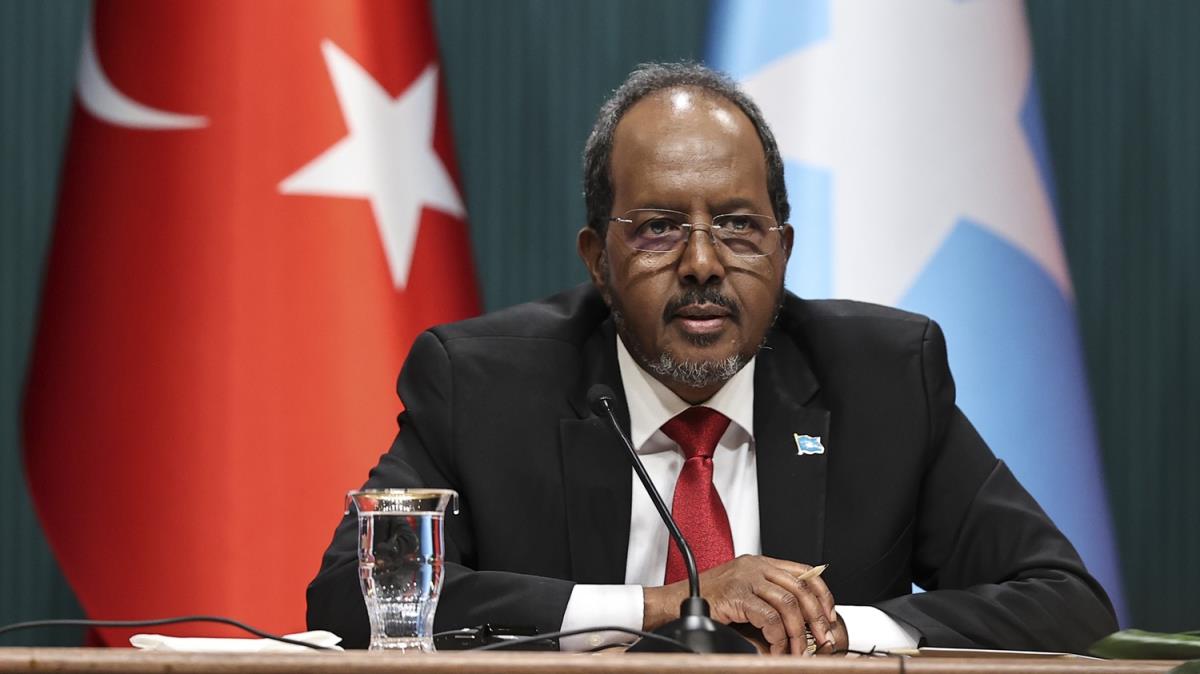 Somali Cumhurbakan Mahmud, Bakan Erdoan'a teekkr etti: Hibir zaman unutmayacaz