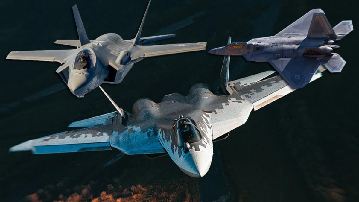 Su-57 ile F-35 ve F-22 avlama plan hayata geiyor! Tarih verdiler