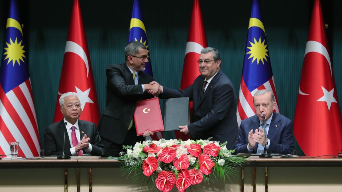 Trkiye ile Malezya arasnda 7 anlama imzaland