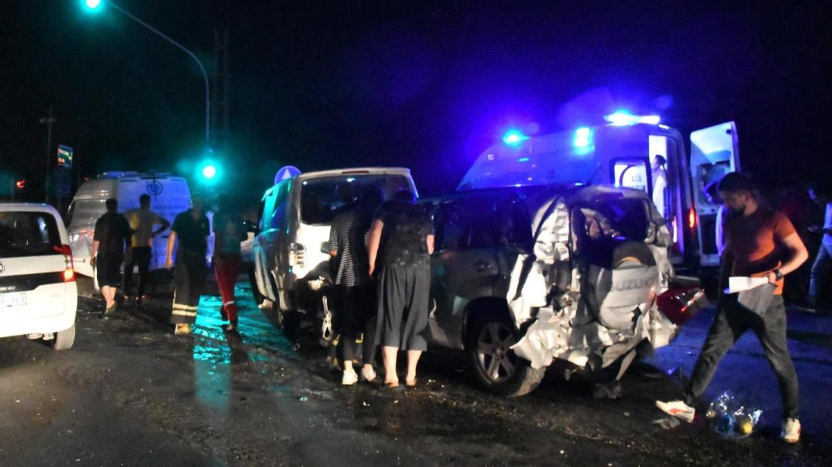 Tekirda'da korkun kaza: 12 yaral