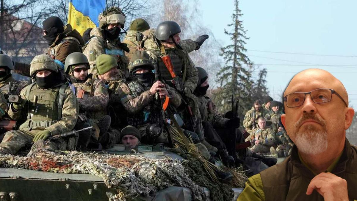 Ukrayna Savunma Bakan Reznikov: 1 milyon askerle geliyoruz