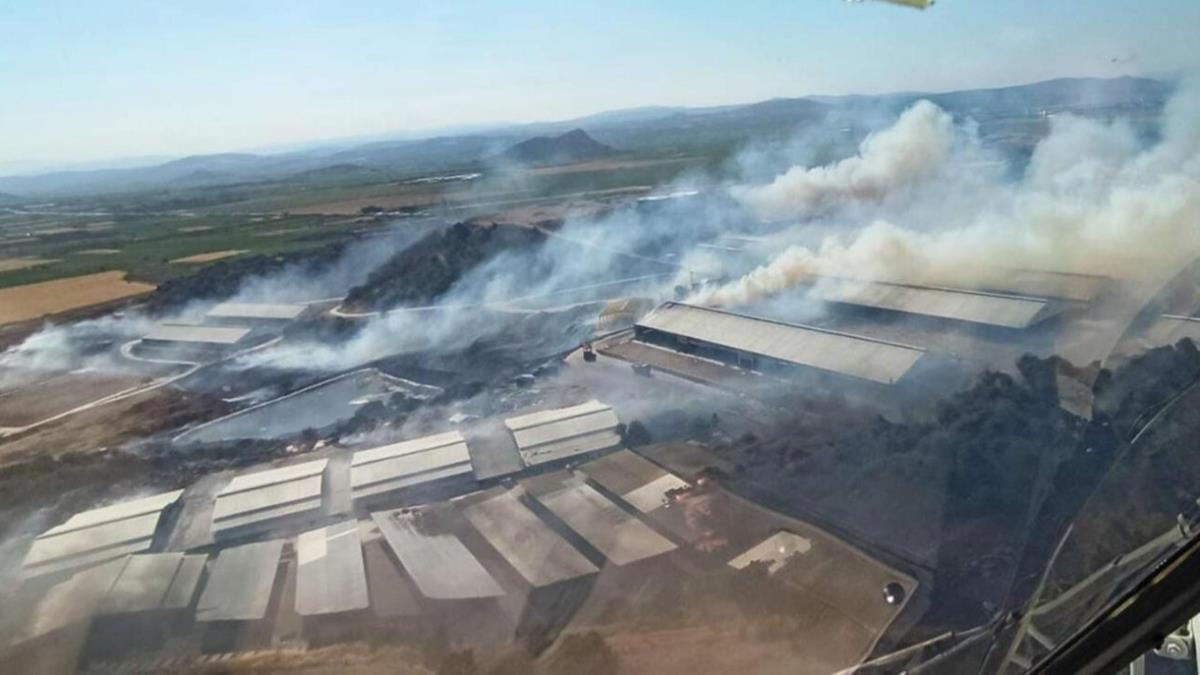 Bergama'da makilik alanda yangn