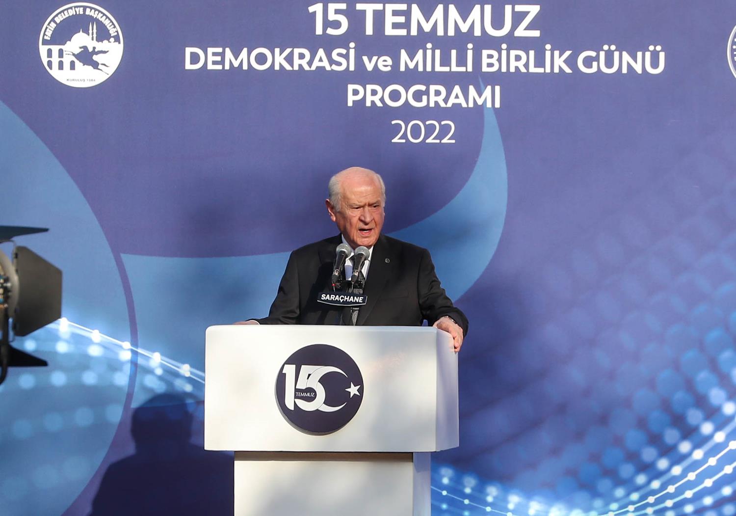 Hain darbe giri�iminin 6'nc� y�l�! Bah�eli: T�rkiye asla zillete d��meyecektir