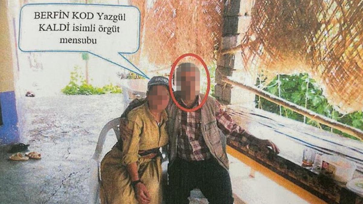 20 yl hapsi istenmiti! Fotoraf PKK'l terristin belleinden kt